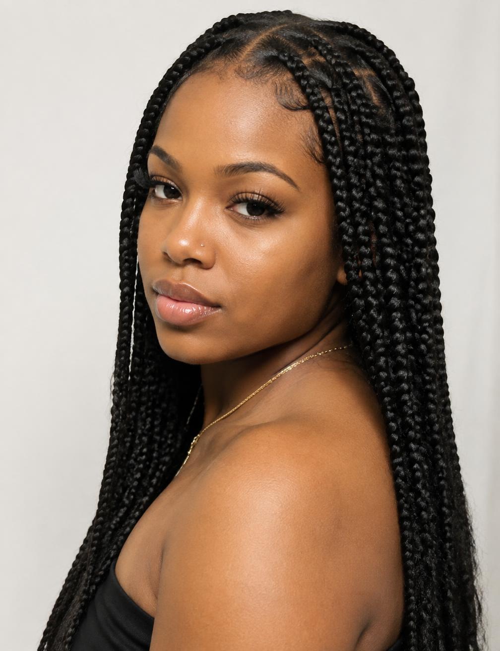 Longues box braids