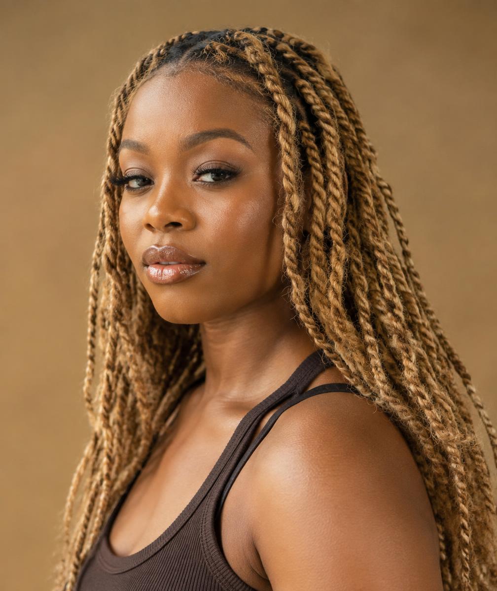 Locs blond miel