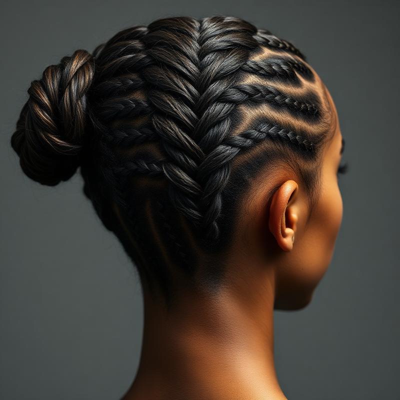 Cornrows géométriques